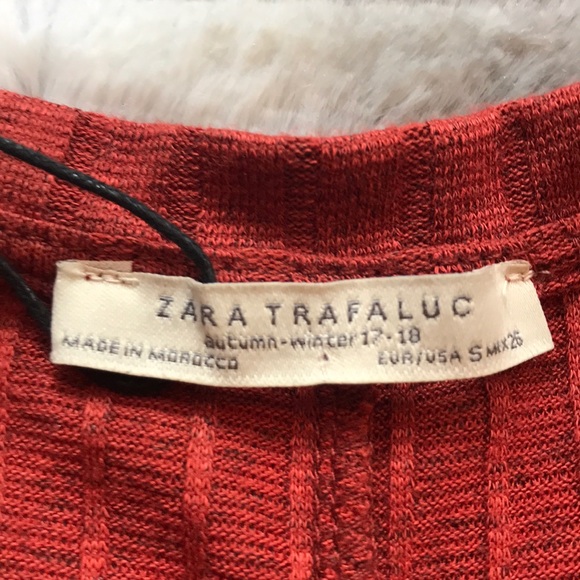 ZARA TRAFALUC OVER SIZED SMALL TOP. - Picture 5 of 5